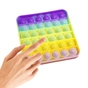 Антистрес Sibelly антистрес Pop It Square Glow in Dark (SB-PPIT-SQL-GD) - зменшене зображення 3