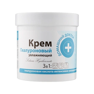 Крем для тіла Домашній Доктор Гіалуроновий зволожувальний 250 мл (4823015943508) зображення 1