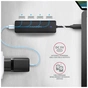 Концентратор AXAGON USB-C to 4xUSB 3.0 black (HUE-C1C) - зменшене зображення 4