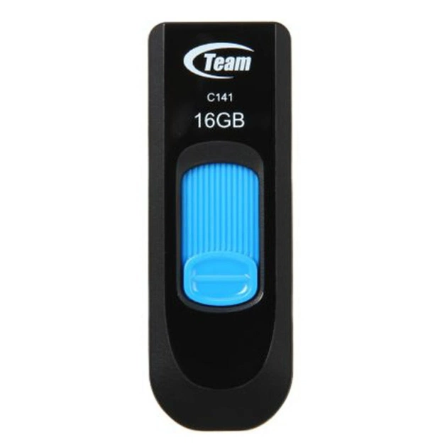 USB флеш накопичувач Team 16GB C141 Blue USB 2.0 (TC14116GL01) - зображення 1