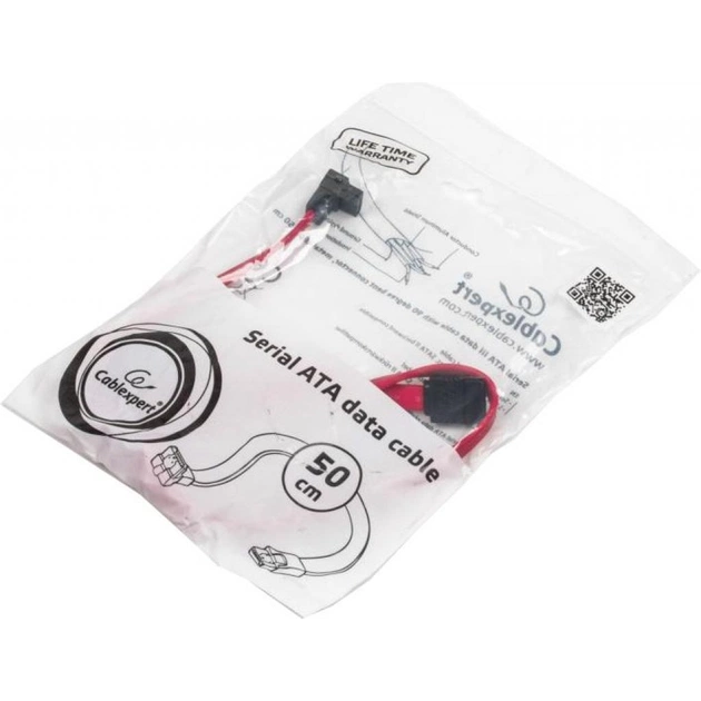 Кабель для передачі даних SATA III 0.5m Cablexpert (CC-SATAM-DATA90) - picture 4