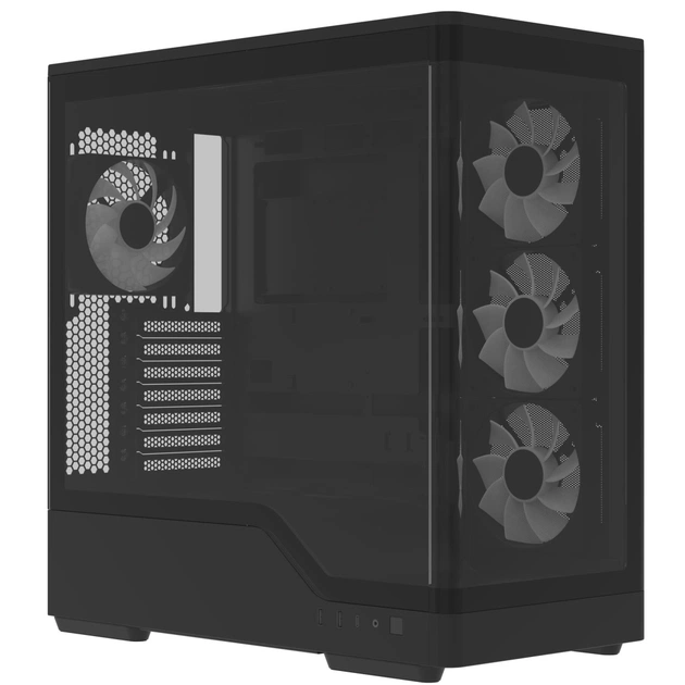 Корпус для ПК AeroCool P500A-BK-v1 Black (ACCM-PN08143.11) - изображение 1