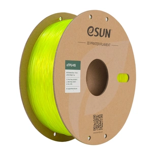 Пластик для 3D-принтера eSUN TPU HIGH SPEED 1,75mm 1kg FLUORES YELLOW (TPU-HS175F-Y1P1) зображення 1