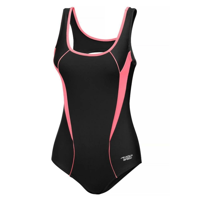 Купальник Aqua Speed Kate 413-34 чорний, помаранчевий 42 (5905718615728) - изображение 1