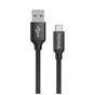 Дата кабель USB 2.0 AM to USB-C 2.0m black ColorWay (CW-CBUC008-BK) - зменшене зображення 1
