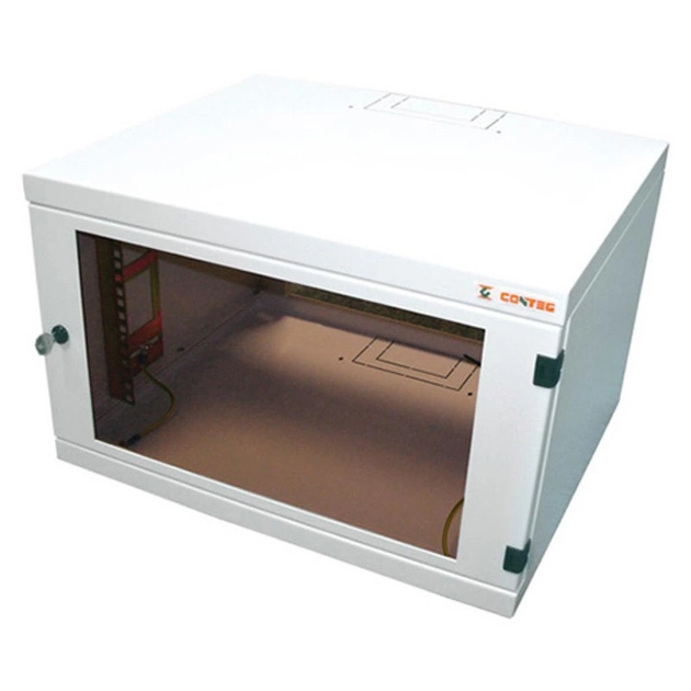 Шкаф настенный Conteg 6U 600x400 removable side panels RAL7035 (RUN-06-60/40) - изображение 1