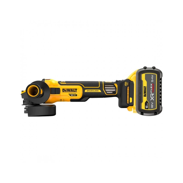 Шліфувальна машина DeWALT 18В XR Li-lon 6Ah, 125 мм, 3000-9000об/хв (DCG409VST1) - изображение 4