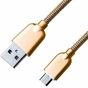Дата кабель USB 2.0 AM to Micro 5P 1.0m 1.5A, Gold Grand-X (MM02G) - уменьшенное изображение 1