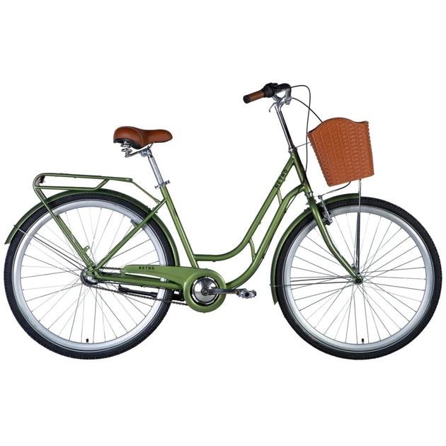 Велосипед Dorozhnik Retro планет. 28" 19" ST 2024 Темно-зелений (OPS-D-28-397) - изображение 1
