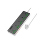 Мережевий фільтр живлення HOCO AC13A 5 роз, USB, USB-C, 17W, 1,5м, Black (HOCO AC13A/B) - зменшене зображення 4