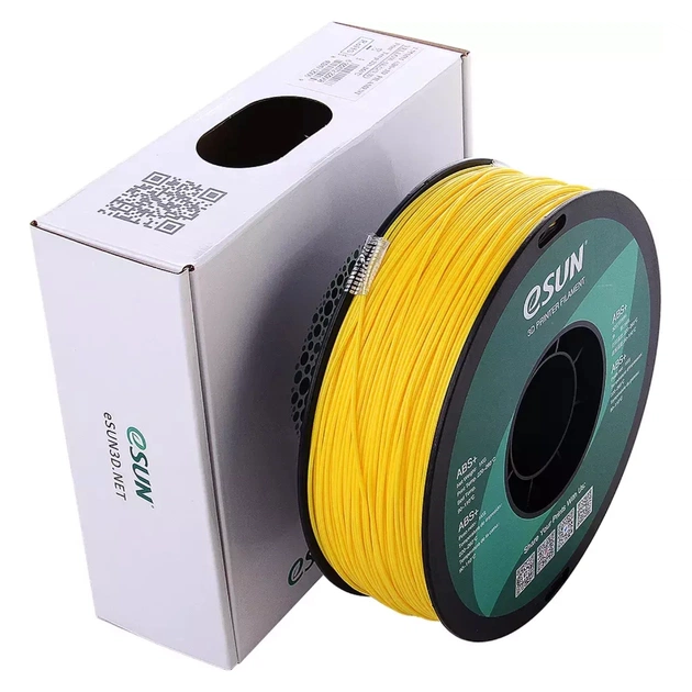 Пластик для 3D-принтера eSUN ABS+, 1кг, 1.75мм, YELLOW (ABS+P175Y1) - изображение 1