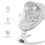 Крісло-гойдалка Kinderkraft Tulsy Gray (5902533926510) - зменшене зображення 5
