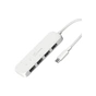 Концентратор J5create USB-C to 4xUSB-A 3.2 10Gbps white (JCH341EW-N) - зменшене зображення 2