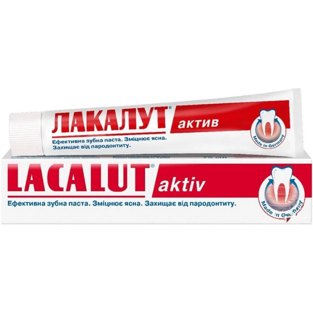 Зубная паста Lacalut aktiv 75 мл (4016369696309) - изображение 1