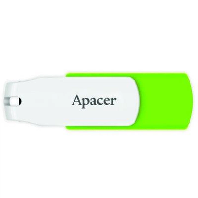 USB флеш накопичувач Apacer 8GB AH335 Green USB 2.0 (AP8GAH335G-1) - зображення 1