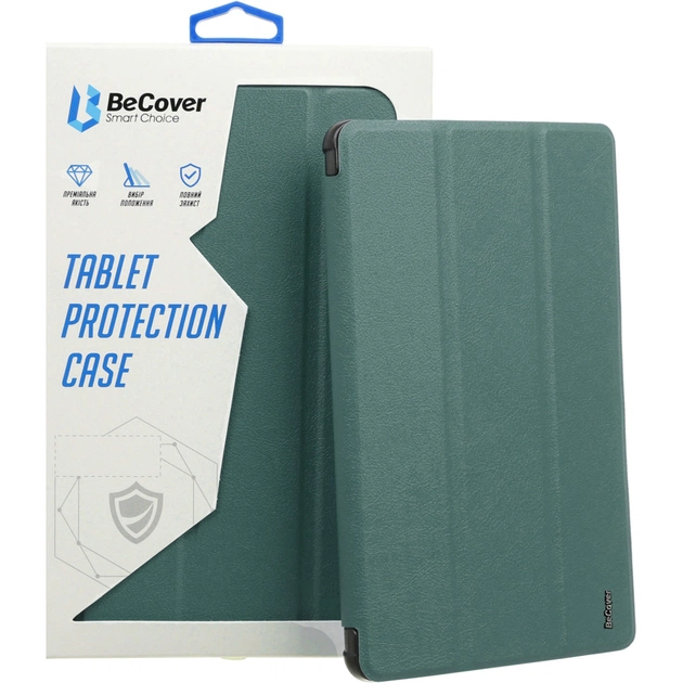 Чохол до планшета BeCover Smart Case Apple iPad Air 13" M2/M3 (2024/2025) Dark Green (711450) - зображення 1