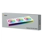 Кулер до корпусу OCYPUS GAMMA F36 ARGB REVERSE BLADE (GAMMA-F36-WH3AM00X-GL) - зменшене зображення 7