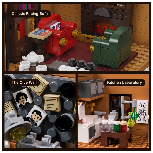 Конструктор Pantasy Шерлок Холмс: Квартира 221B на Бейкер-стріт (85014) - picture 4