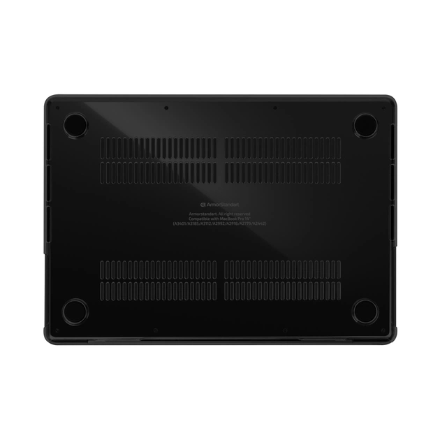 Чохол до ноутбука Armorstandart 13.6" MacBook Air M4/M3/M2 (A3240/A3113/A2681) Black Crystal (ARM79441) - picture 2