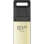 USB флеш накопичувач Silicon Power 32Gb Mobile X10 , OTG, Champague (SP032GBUF2X10V1C) - зменшене зображення 1