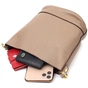 Сумка Vintage Жіноча з автономною косметичкою з натуральної шкіри Бежева (22364) - зменшене зображення 8