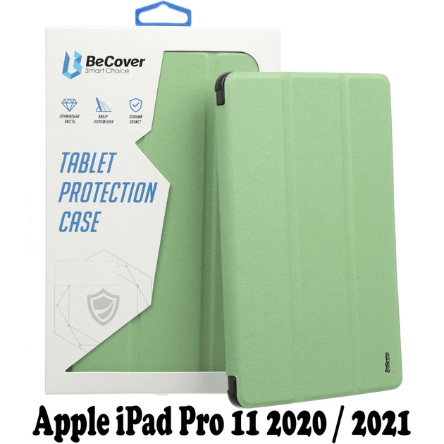 Чохол до планшета BeCover Pencil Mount Apple iPad Pro 11 2020/21/22 Green (707528) - изображение 1