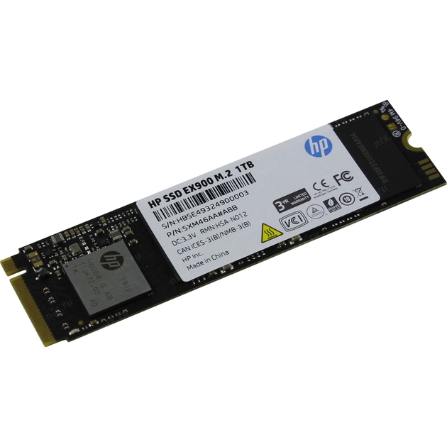 Накопичувач SSD M.2 2280 1TB EX900 HP (5XM46AA) - изображение 1