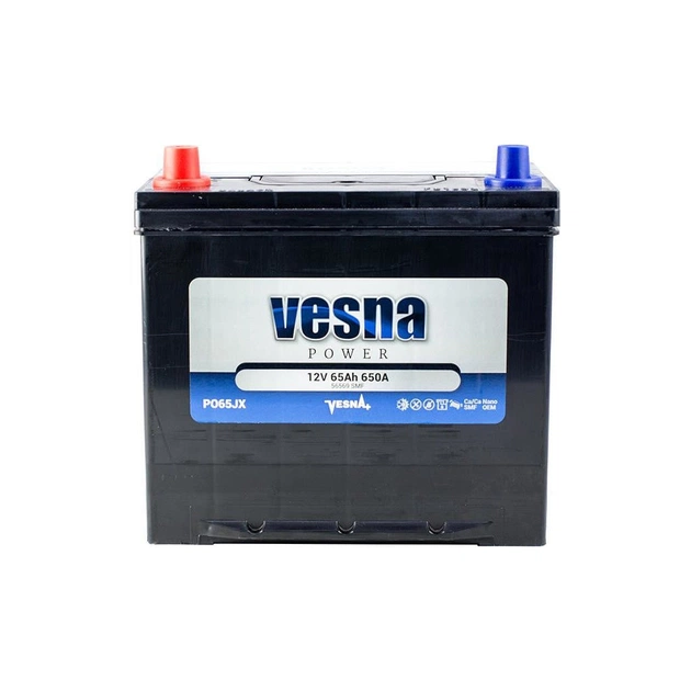 Акумулятор автомобільний Vesna 65 Ah/12V Japan (415 965) - изображение 1