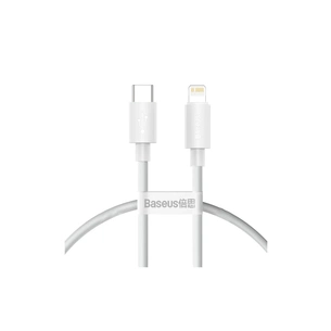 Дата кабель USB-C to Lightning 1.0m PD20W white Baseus (CATLYS-B02) зображення 1