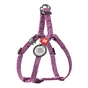 Шлея для котів WAUDOG Re-cotton з QR паспортом XS Ш 10 мм В=С: 28-40 см фіолетова (16709) - зменшене зображення 1