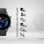 Плівка захисна Armorstandart Matte hydrogel Amazfit GTR 3 6 pcs (ARM91961) - зменшене зображення 2