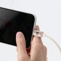 Дата кабель USB 2.0 AM to Lightning 1.2m 2.4A pink Baseus (CAJY001104) - уменьшенное изображение 6