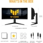 Монітор ASUS TUF Gaming VG34WQL5A (90LM0CI1-B01171) - зменшене зображення 2
