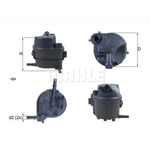 Фільтр паливний Mahle KL777D зображення 1