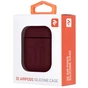 Чохол для навушників 2E для Apple AirPods Pure Color Silicone Imprint 1.5 мм Marsala (2E-AIR-PODS-IBSI-1.5-M) - уменьшенное изображение 3