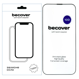 Скло захисне BeCover Apple iPhone 13 Pro Max 10D Black (711515) зображення 1
