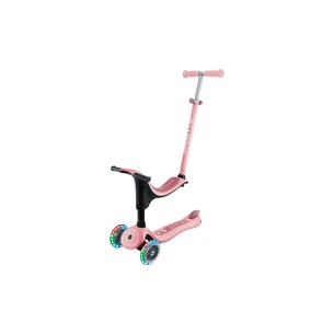 Самокат Globber Go Up Sporty Led пастельно-рожевий (452-710-4) изображение 1