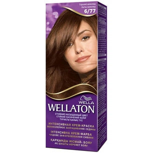 Фарба для волосся Wellaton 6/77 Гіркий шоколад 110 мл (4056800621262) зображення 1