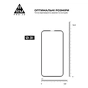 Скло захисне Armorstandart Pro 3D Apple iPhone 16e Black (ARM76271) - зменшене зображення 3