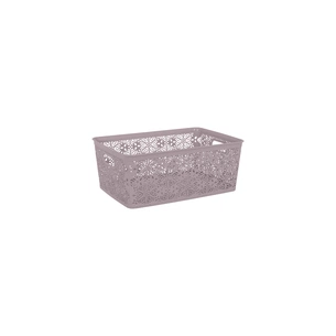 Кошик для зберігання Violet House 0504 4 Ажур Powder 14 л (0504 4 Ажур PW б/кр. 14 л) зображення 1