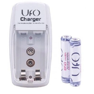 Зарядний пристрій для акумуляторів UFO RP866 2хAA/AAA + 2х850mAh (RP866 +2xHR AAA 850) зображення 1
