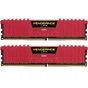 Модуль пам'яті для комп'ютера DDR4 16GB (2x8GB) 2400 MHz Vengeance LPX Red Corsair (CMK16GX4M2A2400C14R) - зменшене зображення 1