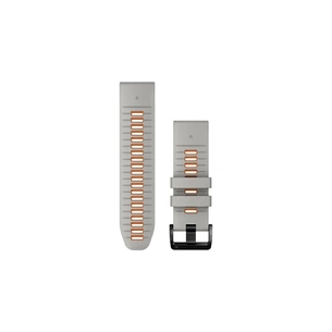 Ремінець до смарт-годинника Garmin epixPRO (g2), 26mmQuickFit Gry/Ember Orang Silicone (010-13281-02) зображення 1