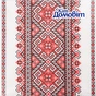 Серветки столові Кіт Домовіт 2 шари 33х33 см Вишиванка 25 шт. (4820204404994) - зменшене зображення 1
