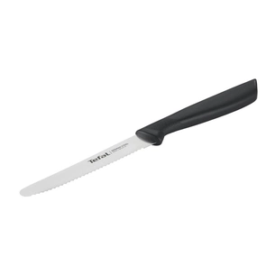 Кухонний ніж Tefal ColorFood зубчастий 10 см Чорний (K2731304) зображення 1