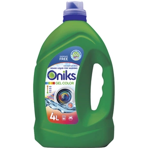 Гель для прання Oniks Color для кольорової білизни 4 л (4820191760509) зображення 1