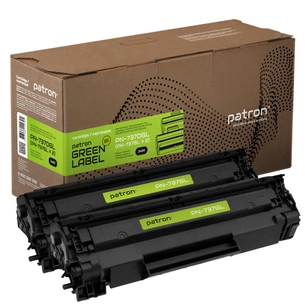 Картридж Patron CANON 737 GREEN Label (DUAL PACK) (PN-737DGL) зображення 1