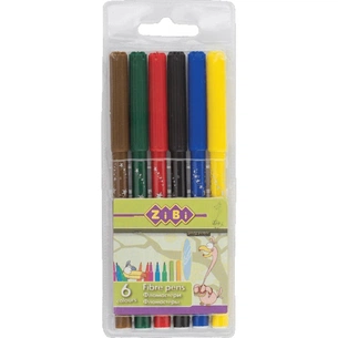 Фломастери ZiBi 6 colors (ZB.2801) зображення 1