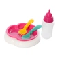 Коляска для ляльок A-Toys тростинка з пупсом, аксесуари (81863) - зменшене зображення 4