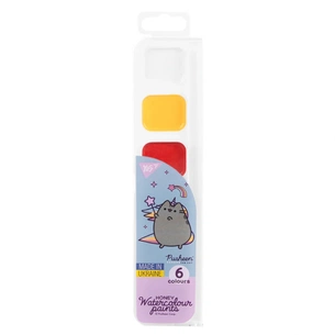 Акварельні фарби Yes Pusheen 6 кольорів медові б/п (110273) изображение 1